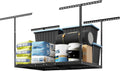 FLEXIMOUNTS 3x4 Overhead Garage Storage Rack, Adjustable Organization System