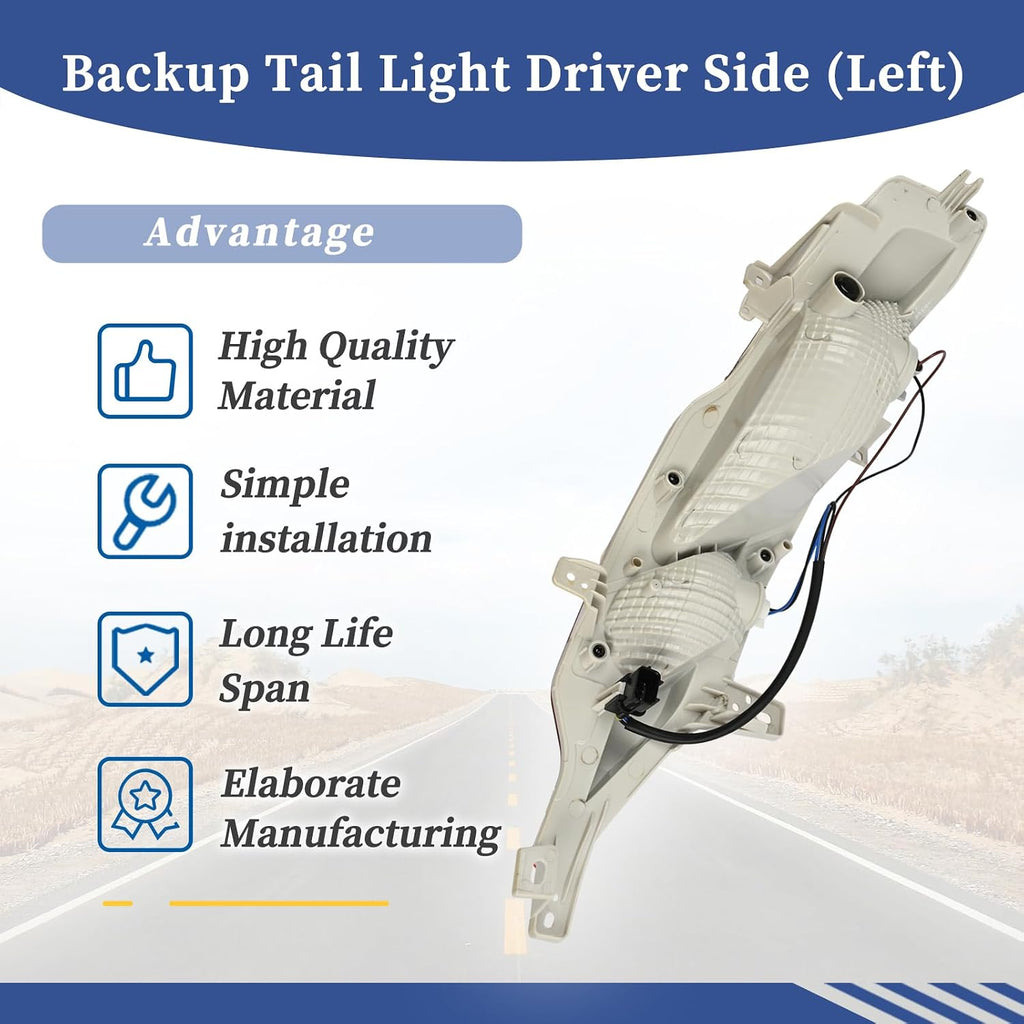 Back Up Tail Light Driver Side Compatible with Hyundai Tucson 2022 2023 2024 SE/SEL/Limited/Essential/Preffered/Hybrid Models, Back Up Turn Signal Light Replace 92405N9000, 92405-N9000