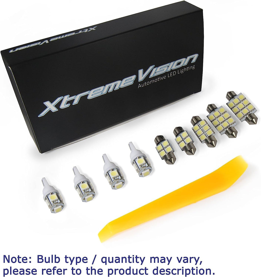 XtremeVision Interior LED for Cadillac Escalade 2007-2014 (16 Pieces) Cool White Interior LED Kit + Installation Tool