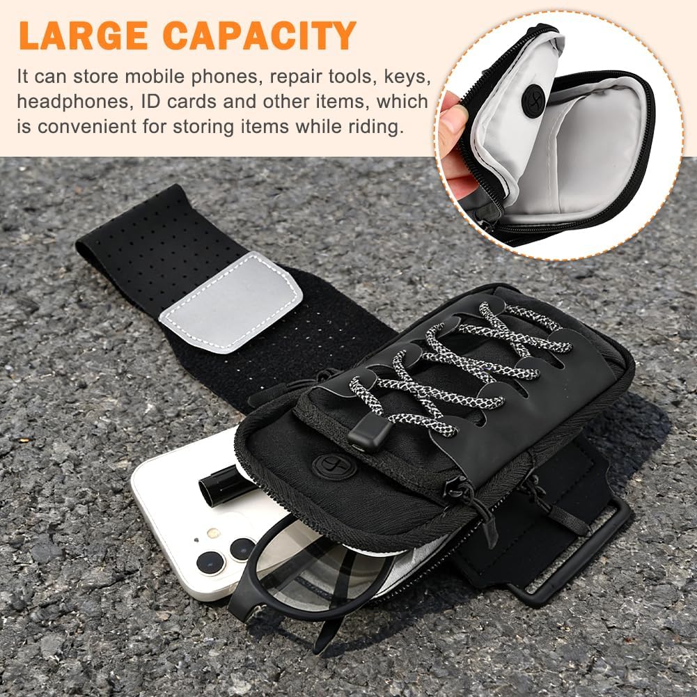 Phone Bag for Ebike, Motorcycle Frame Battery Bag, Waterproof Pouch for for Electric Dirtbike Tutti Soleil 01/Sur ron Light Ultra Hyper Bee/E Ride Pro S SR/Talaria MX3 MX4 MX5(Black)