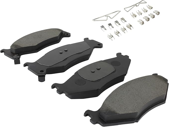 Premium Semi-Metallic Front Brake Pads Compatible - Image 2