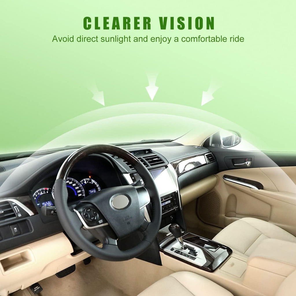 Sun Visor Fit for Nissan Titan 2004-2024 for QX56 Armada 2004-2014 Replace 96401-EZ10 with Vanity Light/with Makeup Mirror (Gray(Left Driver Side))