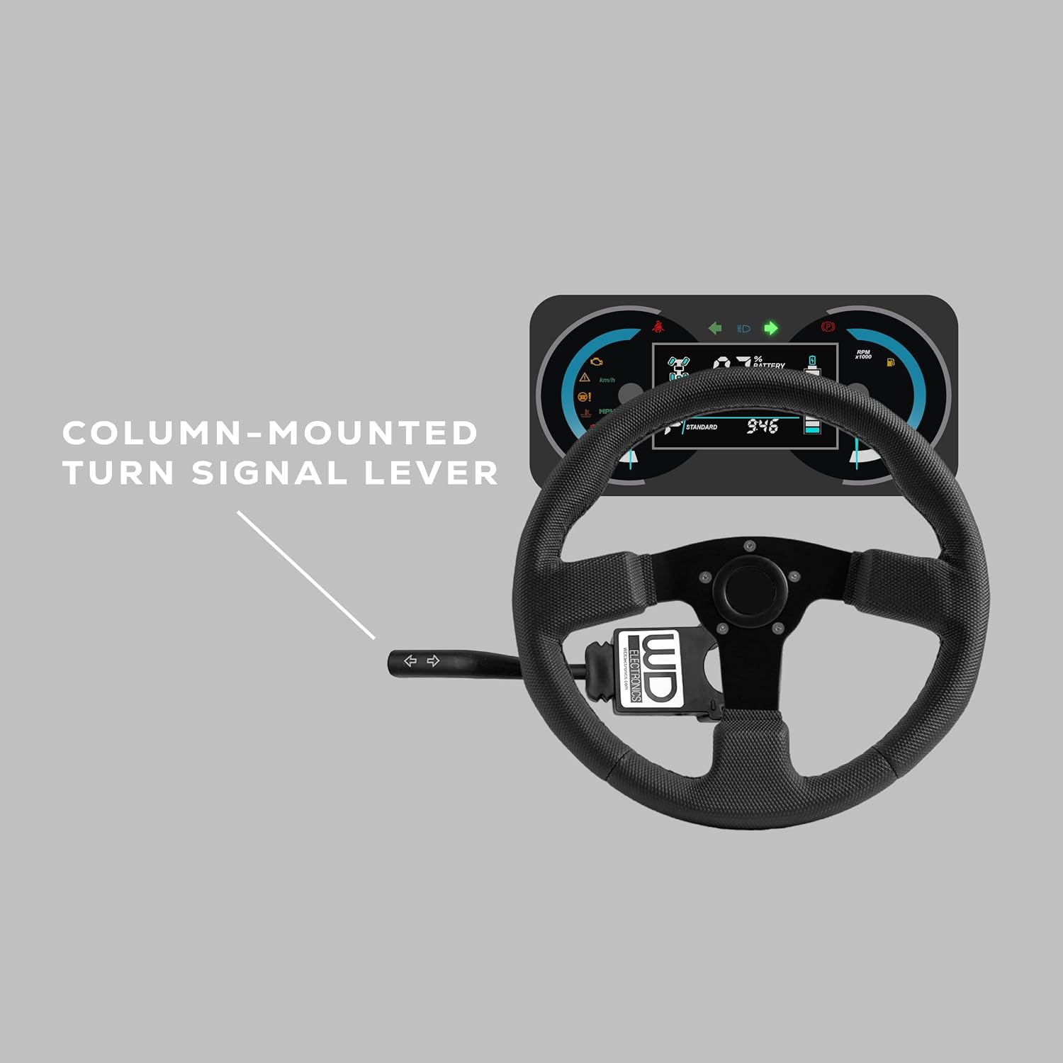 WD Electronics Polaris RZR Fang Lights LED Integrated Street Legal Turn Signal Kit 2018-2022 Models RZR XP 1000 Turbo S, Easy Install Plug and Play