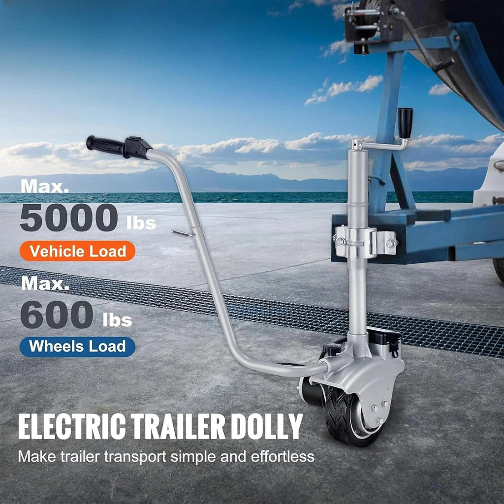 Electric Trailer Dolly for Moving Trailers, Caravans, and Boats - Heavy-Duty Trailer Mover and Jack