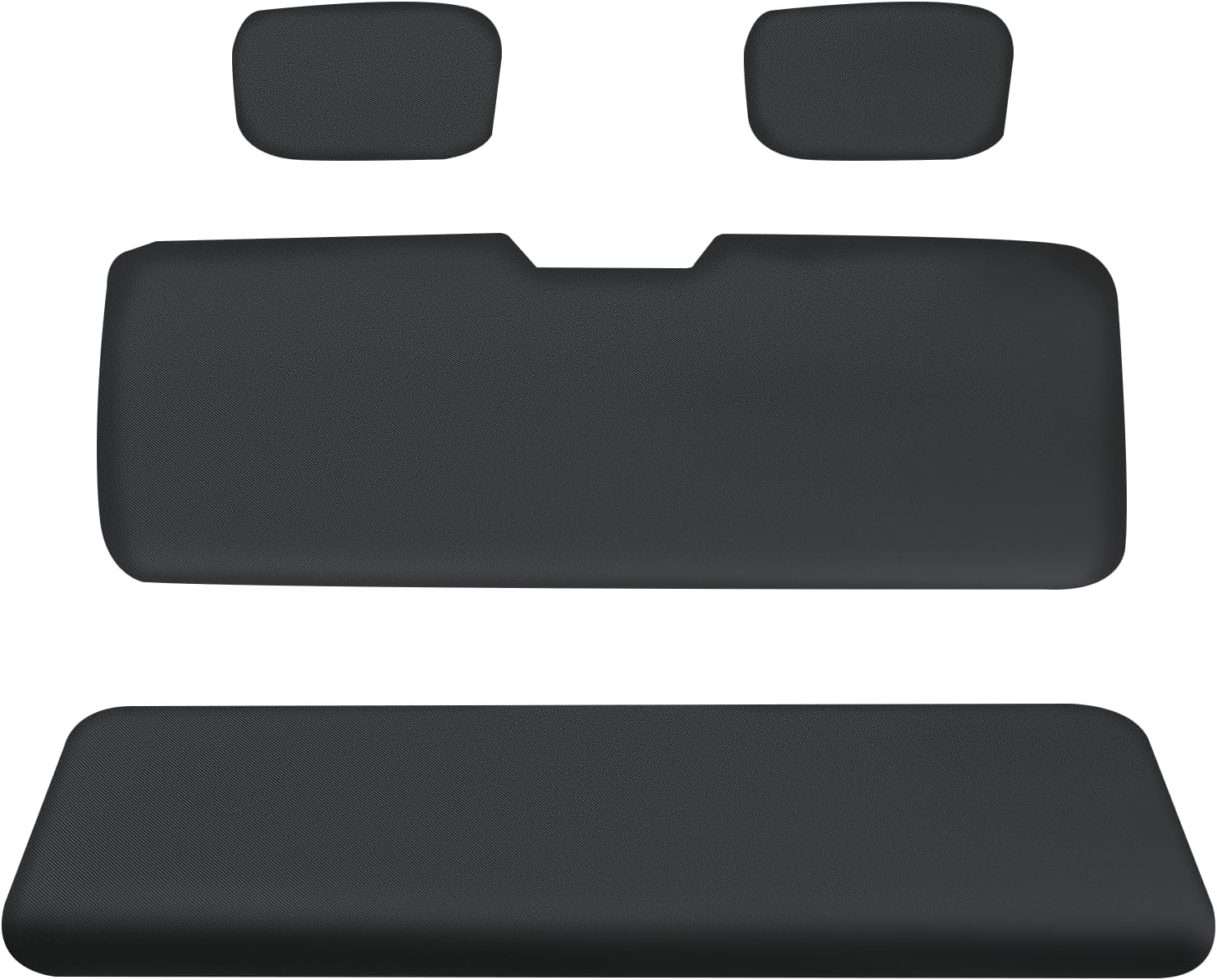 StarknightMT UTV Ranger Seat Covers Waterproof Compatible with Polaris Ranger 500 700 800 2002-2008 Durable Oxford Fabric with Waterproof PU Coating Black Ranger Seat Accessory Parts
