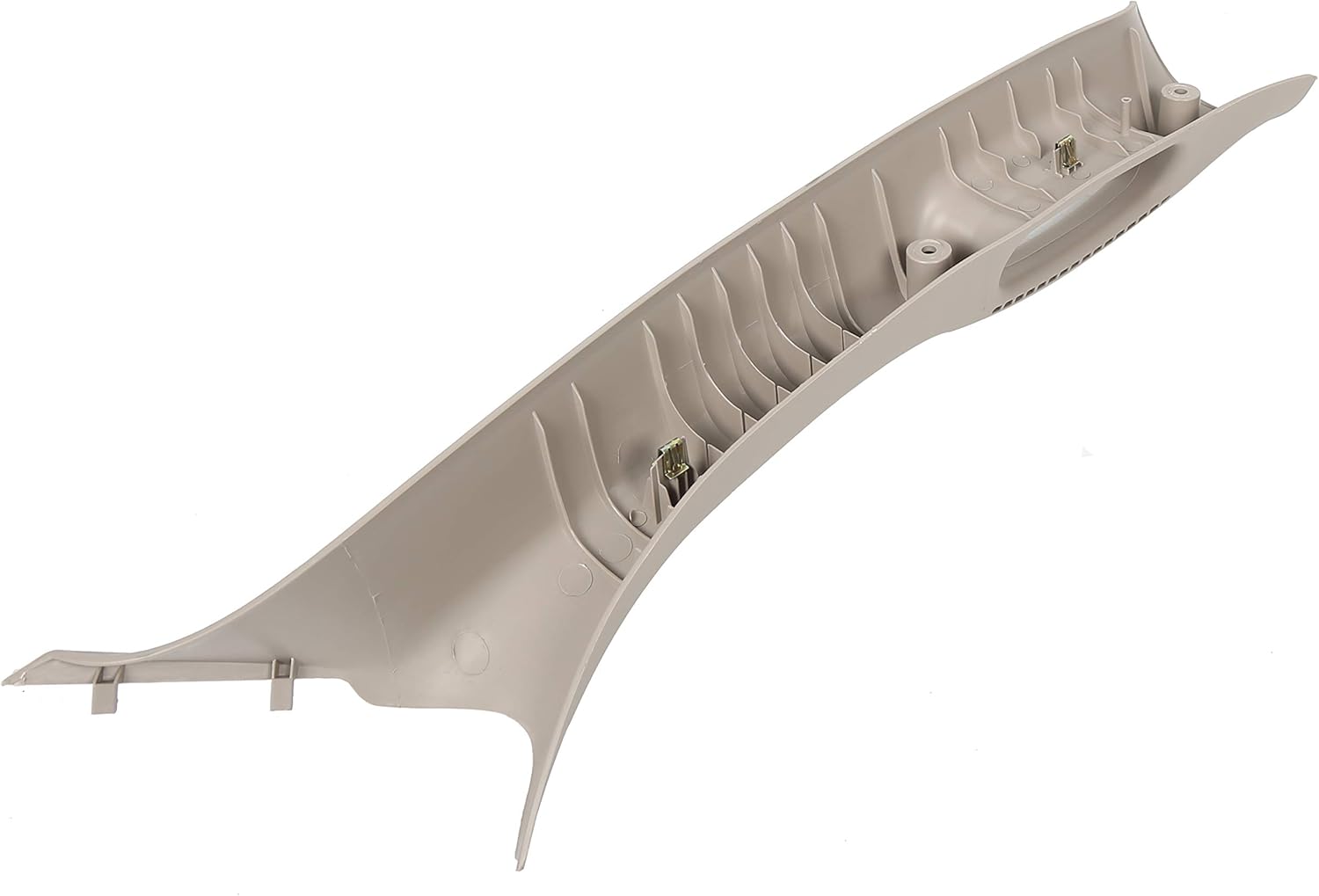 HECASA Front Left A Pillar Grab Handle Molding Trim Fits 2002-2010 Dodge Ram 1500 2500 3500 Pickup Truck Replacement for 1TE75BD1AA 5GR29TL2AF Driver Side Windshield Post Interior Trim Beige