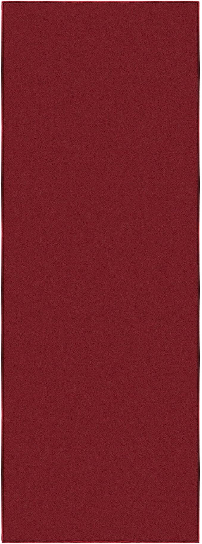 Ottomanson Hallway Runner Rug 2'2" x 6' Non Slip Solid Area Rugs Easy to Clean - Image 6
