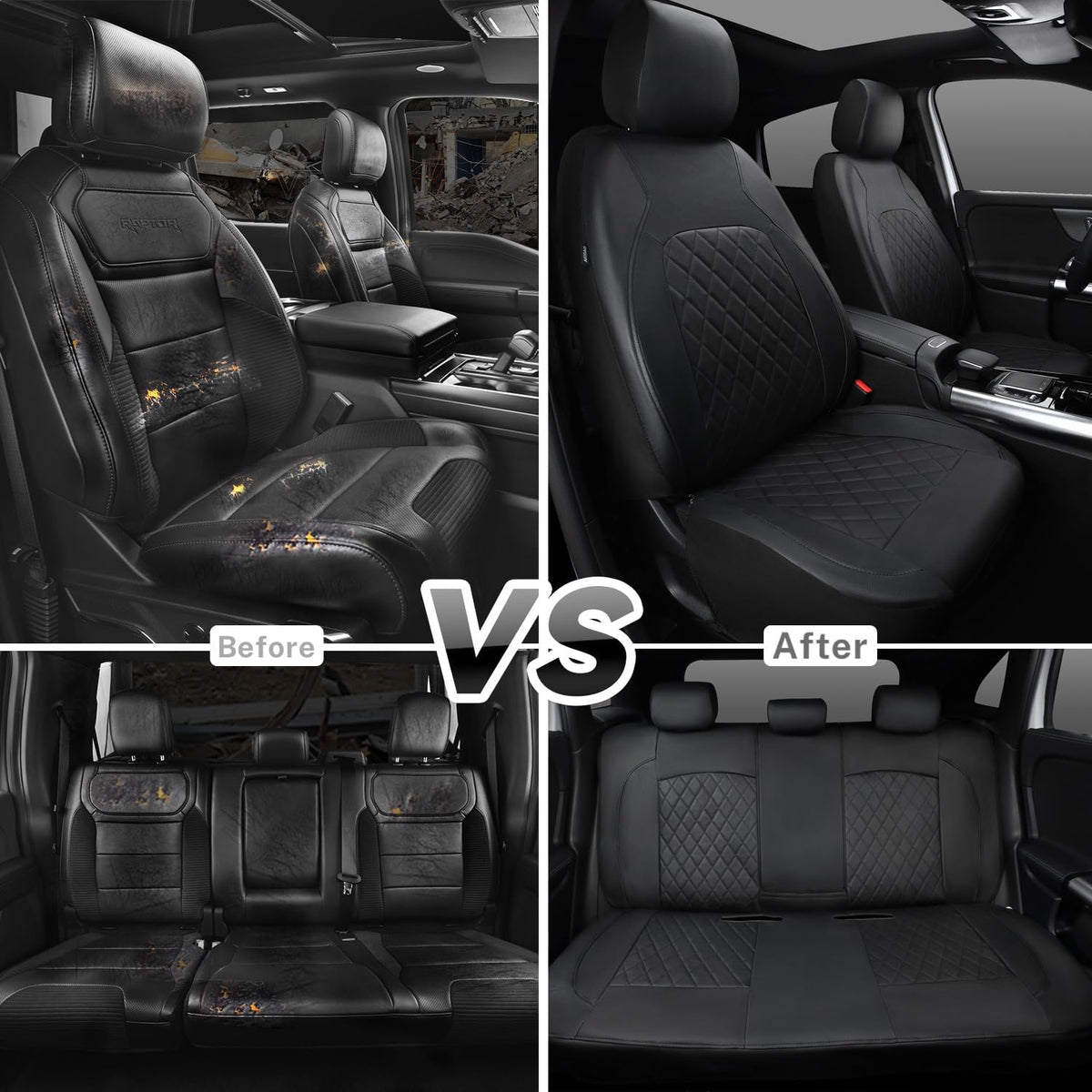 universal deluxe pu luxury vinyl faux leather car, package contents