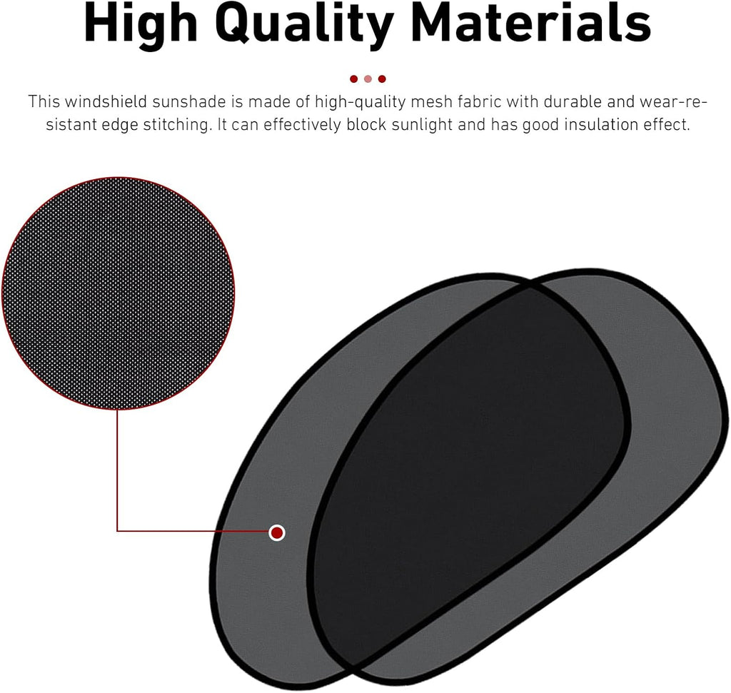 WZP 2PCS Universal Car Window Shade, Side Window Auto Sun Shades with Suction Cup, Blocks Over 98% of Harmful UV Rays, Sun Glare and UV Rays Protection for Baby, Kids, and Pets