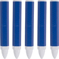 SmallCat 5 Pcs White Tire Chalk, Industrial Wax Tire Marker White, 3.94 x 0.59 Inches Tire Crayon for Rubber Wood Fabric Metal Leather Wet and Dry Surface