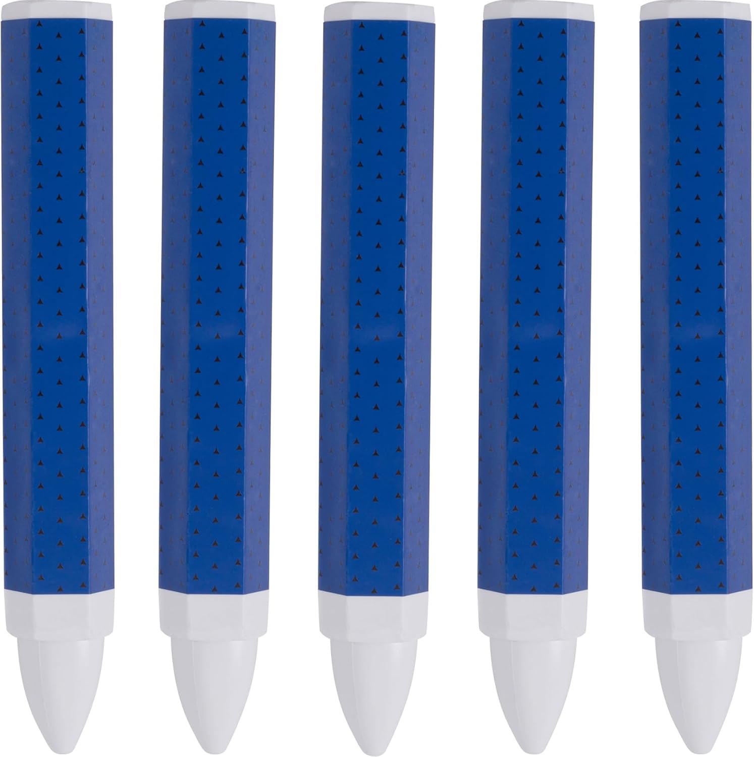 SmallCat 5 Pcs White Tire Chalk, Industrial Wax Tire Marker White, 3.94 x 0.59 Inches Tire Crayon for Rubber Wood Fabric Metal Leather Wet and Dry Surface