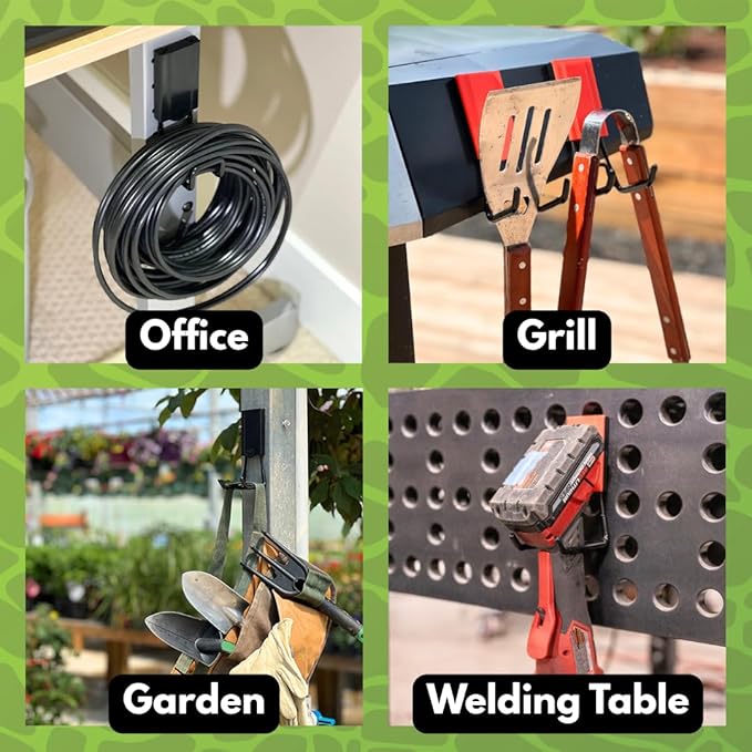 GATOR MAGNETICS Storage Hooks: 6-Pack, The Ultimate Workshop & Garage Storage - Image 5