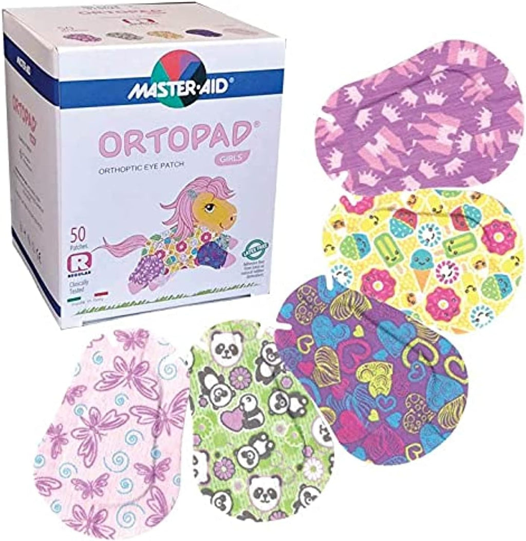 ortopad® girls adhesive eye patches, 50/bx, ice cream, main product view