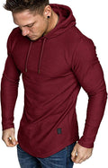 Lexiart Mens Fashion Athletic Hoodies Sport Sweatshirt Solid Color Fleece by Lexiart