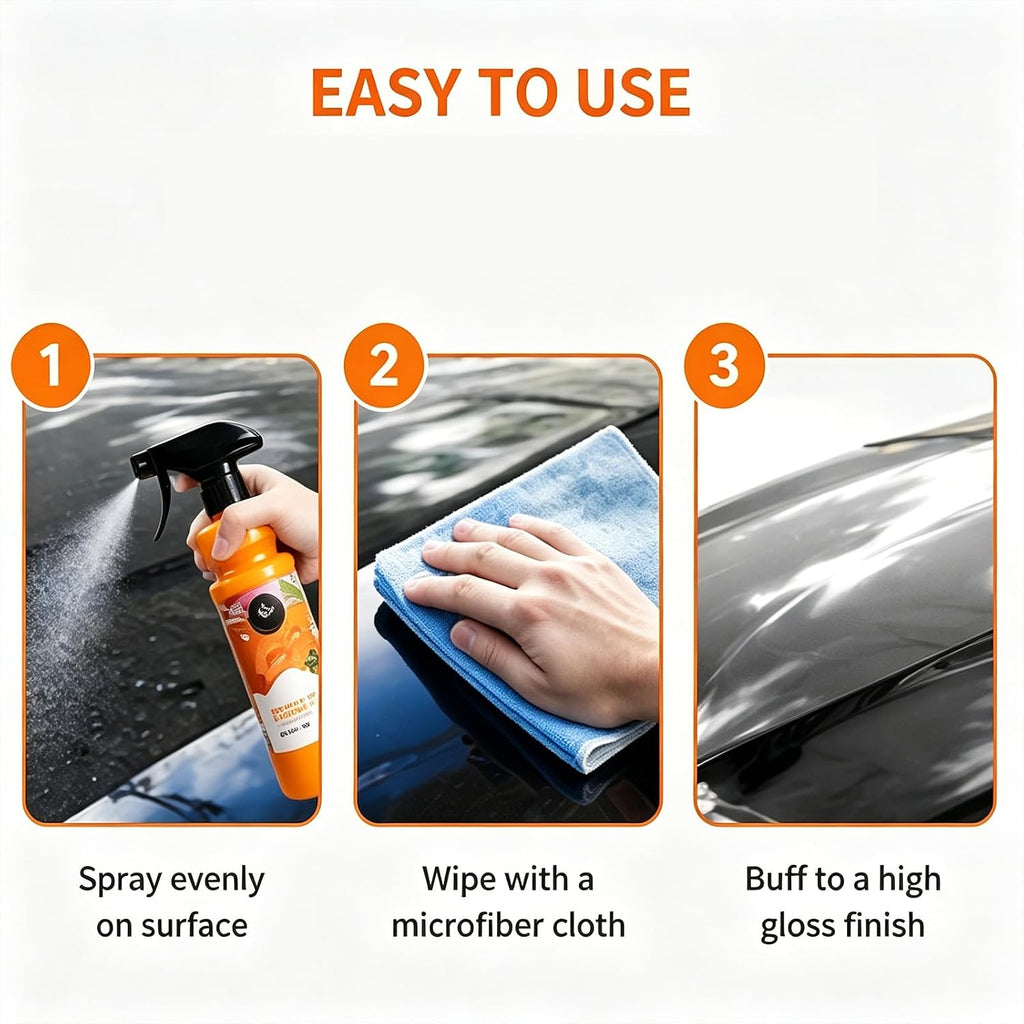 Nano Coating Spray for Cars & Glass,Quick Car Wax Car Paint Waxing CarPaint Polishing (1pcs)