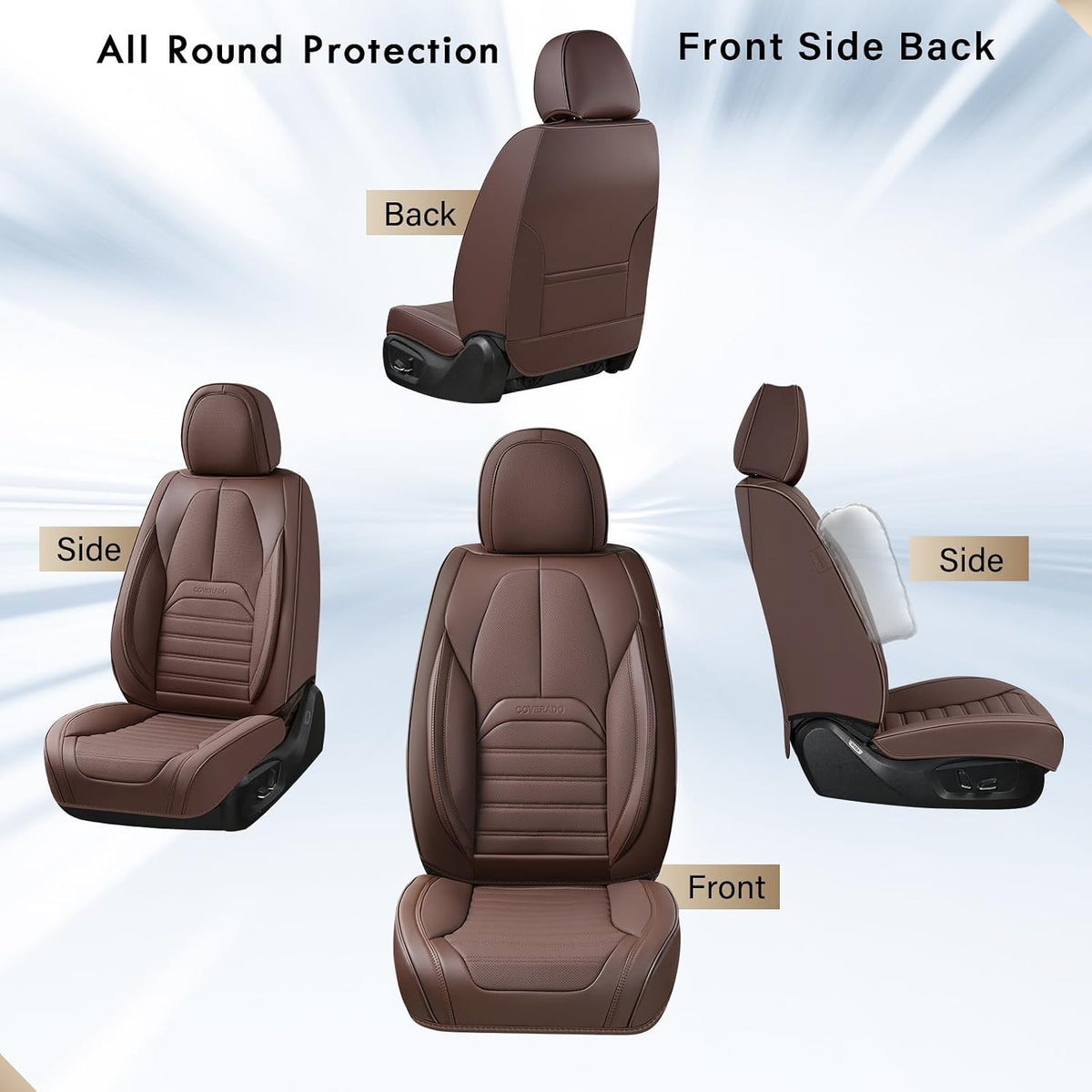 coverado seat covers, car seat covers front seats on a desk or shelf