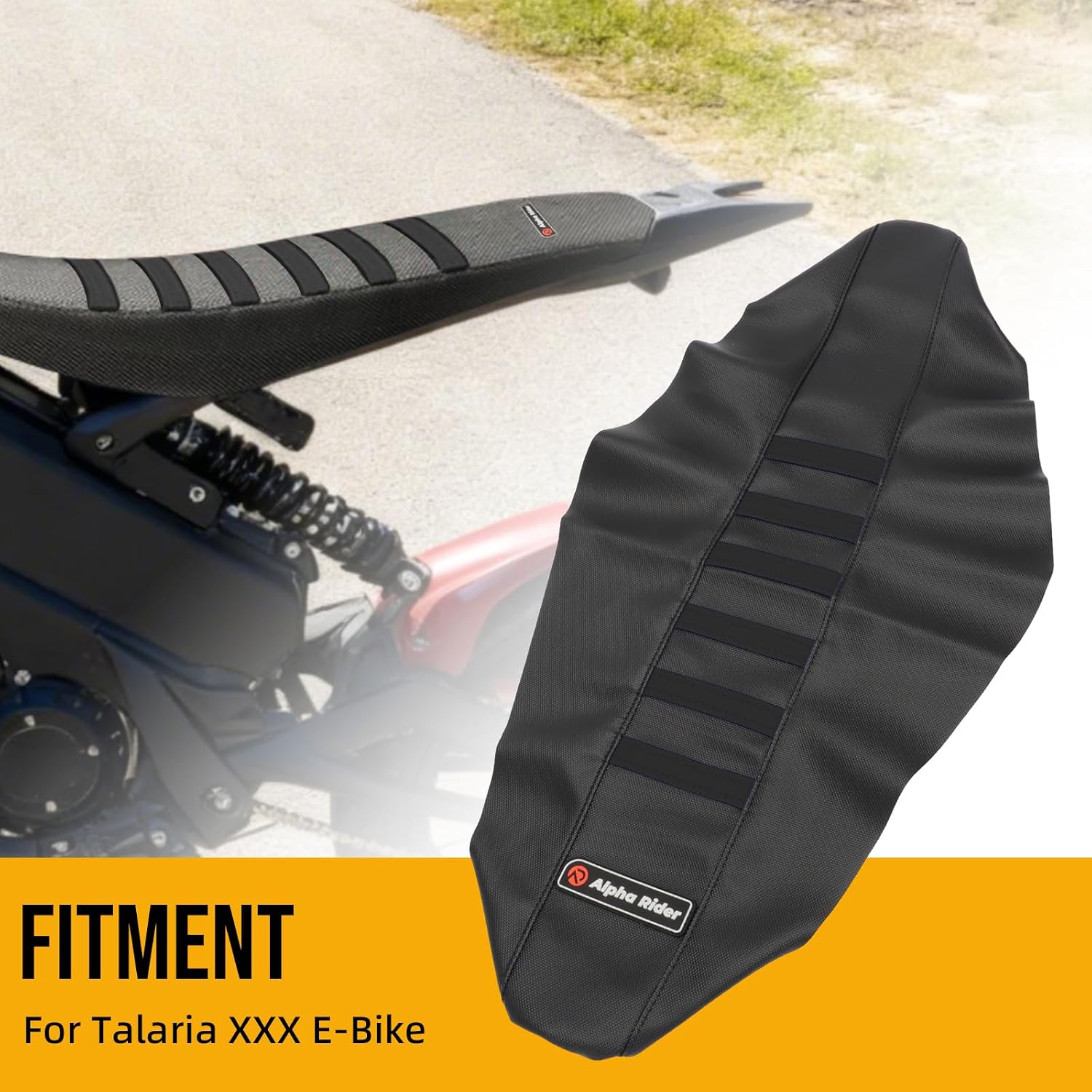 Non-Slip Seat Cover for Talaria XXX E-Bike Electric Motorcycle All-Season Soft Seat Cover (All Black