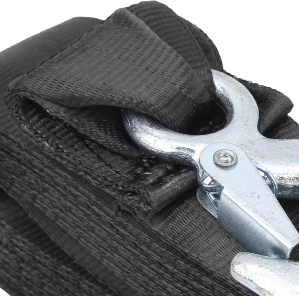 01 Boat Winch Strap, Professional Polyester Boat Winch Strap with Hook, Trailer Wave Runner for Boats Towing Heavy Duty Equipment