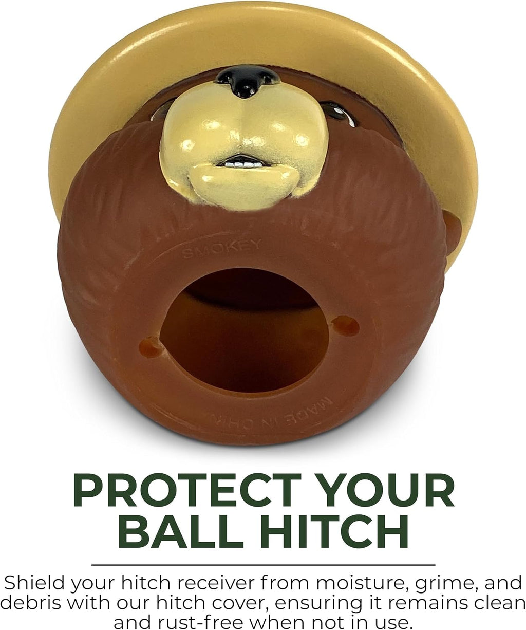 Rivers Edge Products Trailer Ball Cover, 1 7/8 to 2-Inch Trailer Hitch Ball Cover, Hunting Tow Ball Protector, Funny Towing, Trailer, Truck, or RV Accessories