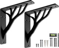 rustic tree black heavy duty shelf brackets 10, main product view