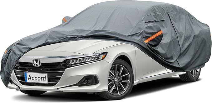 Premium Car Cover Custom Fit Honda Accord, 16 Layers Heavy Duty Car Cover by GUNHYI