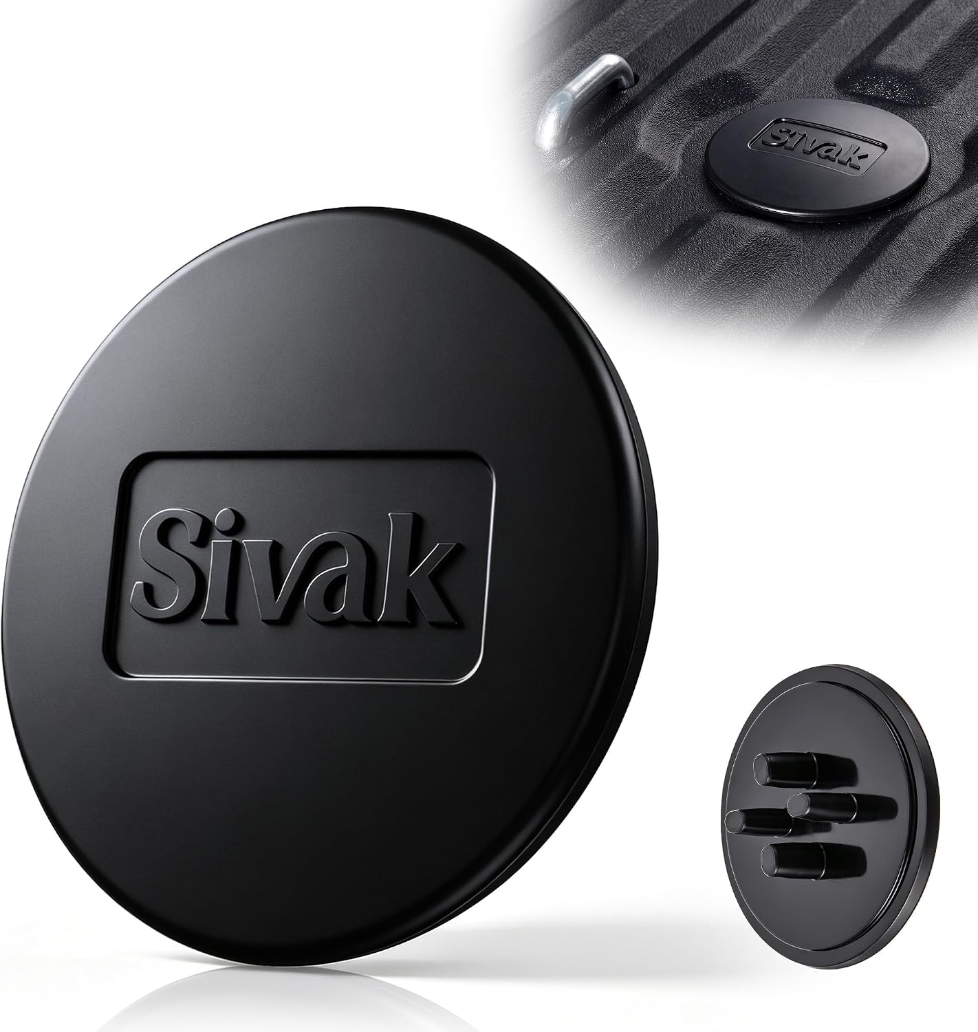 Sivak Rubber Gooseneck Hitch Cover, Trailer Towing Hole Cover Compatible with B&W Gooseneck Hitch Ball Systems, Protects Stowed Ball Position from Dirt, Rainwater, Mud, Leaves and Debris