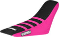 Enjoy Mfg Seat Cover - Compatible with Yamaha 2006-2026 TTR 50 - TTR50#105 (Pink Sides/Black top/Pink Ribs)