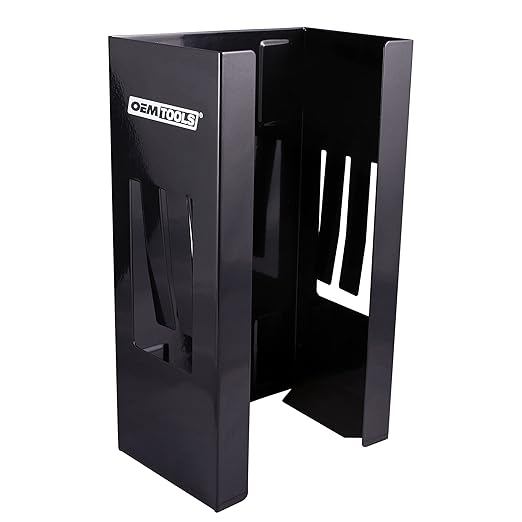 OEMTOOLS 23125 Black Magnetic Glove Dispenser, Disposable Gloves Box Holder by OEMTOOLS