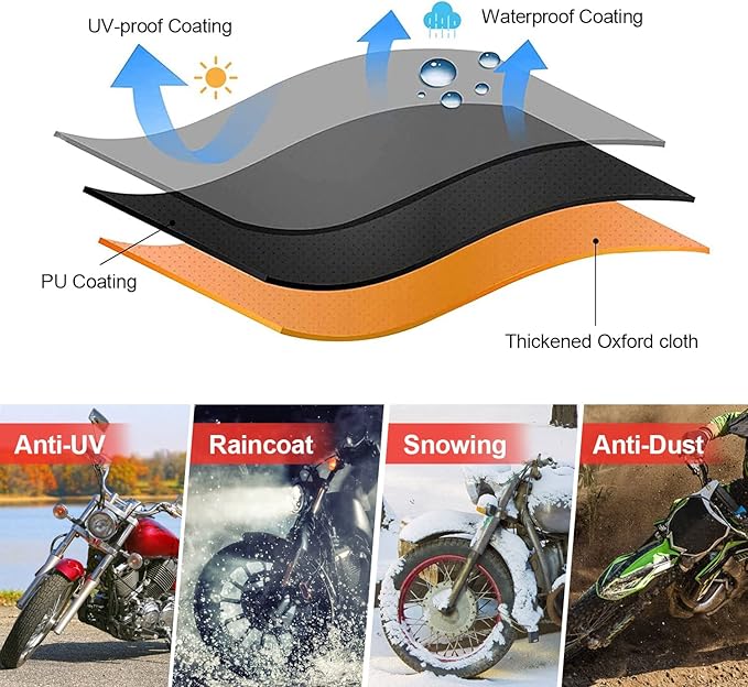 Comnova Motorcycle Cover 81 Inch - Image 5