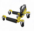 Garvee Car Wheel Dolly Set of 4, 1500 LBS Capacity Car Dolly with Hydraulic Tire Jack for Vehicle Positioning for Truck Rv Trailer, Yellow