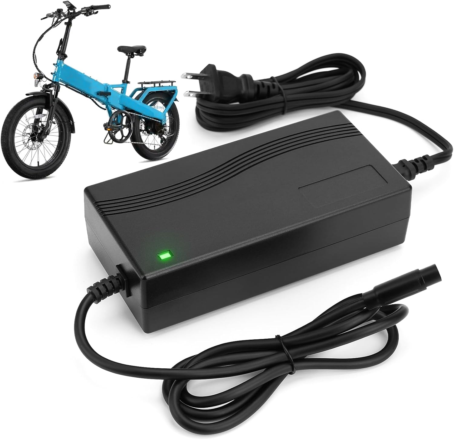 JERBOR 54.6V 2A Battery Charger for Lectric XP4/XPedition 2.0/XPeak 2.0/XP Trike2, Charger Power Adapter, Auto Power Off Overload Protection, Replacement Accessoreis for Lectric