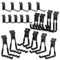 3-H Slatwall Accessories 20 Pack, Single and Double Slatwall Hooks & Hangers by 3-H