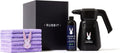 Electric Plus Kit, Waterless Car Wash Kit, Rechargeable Electric Sprayer, Foam 2.0 Solution, 6 Reusable Microfiber Towels, & Air Freshener, Car Cleaning Supplies, 9 Piece Auto Cleaning Kit