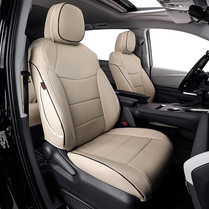 EKR Sienna Seat Covers for 2021-2025 Toyota Sienna Limited, 2nd Row Captain by EKR