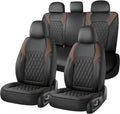 coverado leather seat covers, front and back seat, main product view