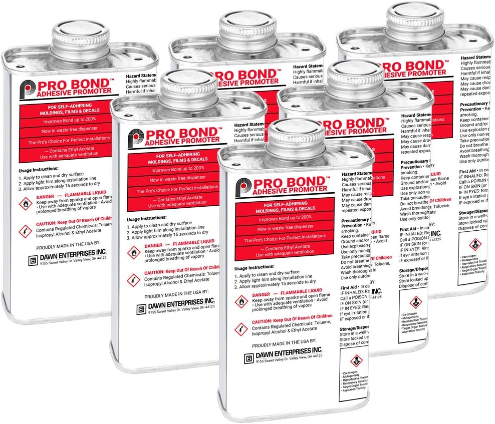 pro bond adhesive promoter for vinyl, wraps, window, main product view