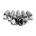 Grandroad auto 20 Pack Lug Nut Covers for Semi Trucks, 33mm by 2-1/2" Thread On Push-on Nut Cover Caps ABS Plastic Anti-Rust