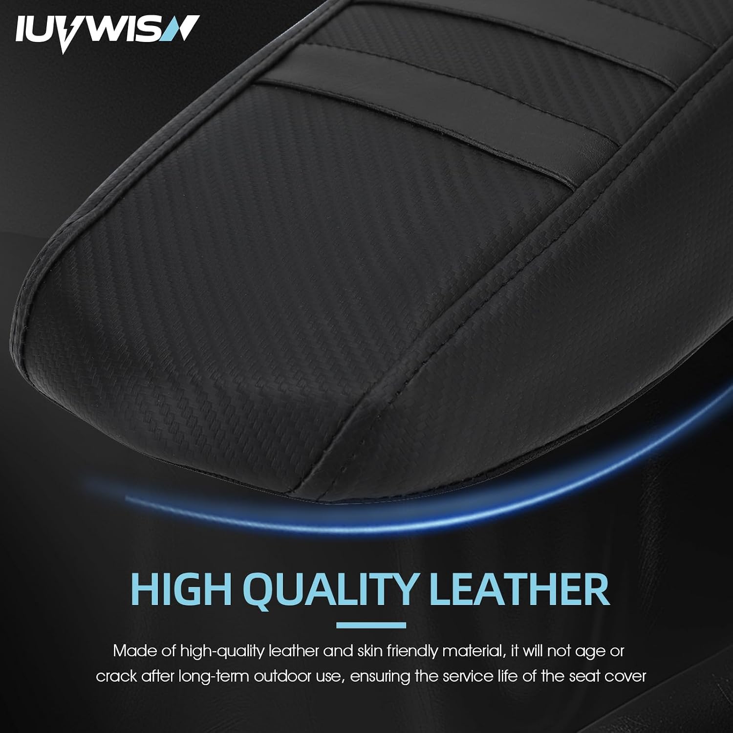 Seat Cover for Surron LBX 79bike Falcon Pro, Electric Dirt Bike Seat Cover for Sur Ron Black,Non-Slip Soft High Elastic Leather
