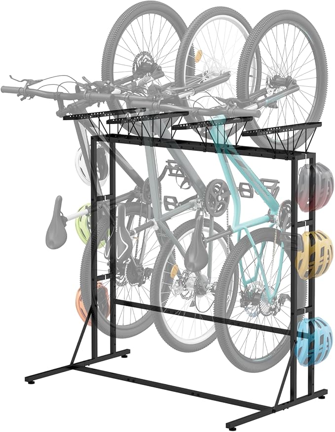 OYEAL Bike Rack Garage Floor Bike Storage Stand - Image 8