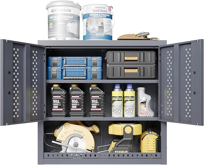 Metal Wall Storage Cabinet by Karini