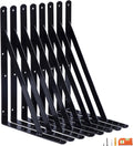 neodrop 8-pack 14 inch heavy duty shelf brackets, main product view