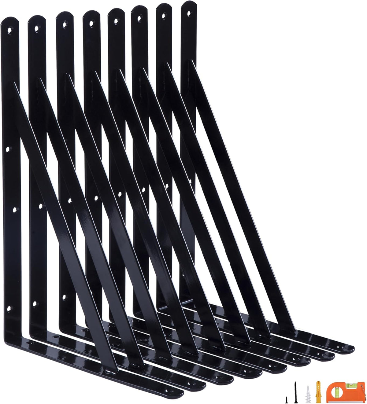 neodrop 8-pack 14 inch heavy duty shelf brackets, main product view