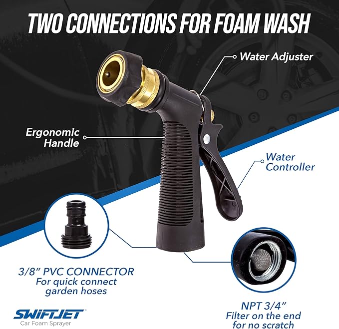 SwiftJet Car Wash Foam Sprayer Gun - Image 3