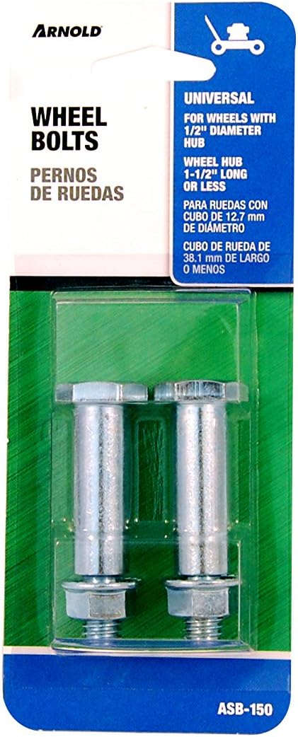 Arnold Universal Wheel Bolts Fits 1/2-Inch Bore and 1/2-Inch Hub
