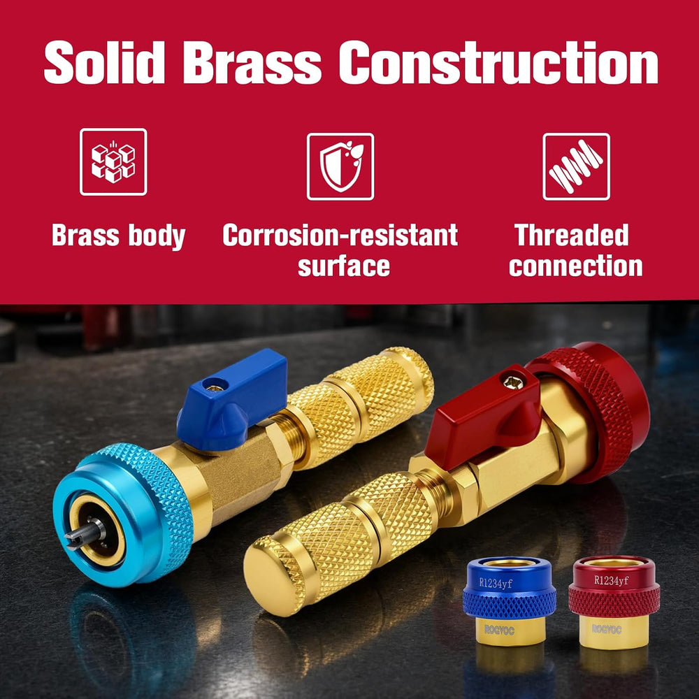 AC Valve Core Removal Tool Kit for R134a R1234yf