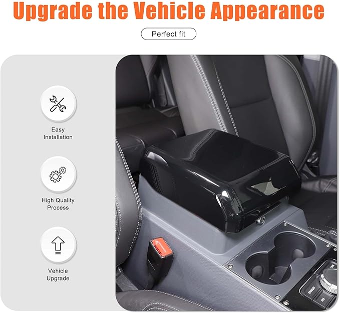 Armrest Box Cover Center Console Pad Compatible - Image 4