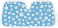 Carbella Blue Daisy Car Windshield Sun Shade - Sun Visor Sunshade for Car Windshield - Window Shades for Cars, SUV & Truck - Dash Cover UV Protection for Front Window Shade Accessories - 57" x 27"