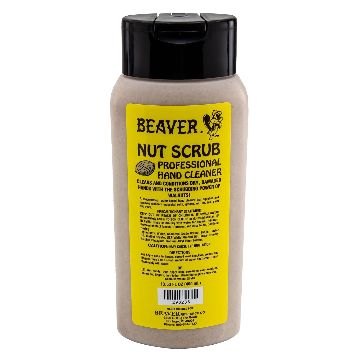 RecPro Beaver Nut Scrub | Professional Hand Cleaner | 4 Pack