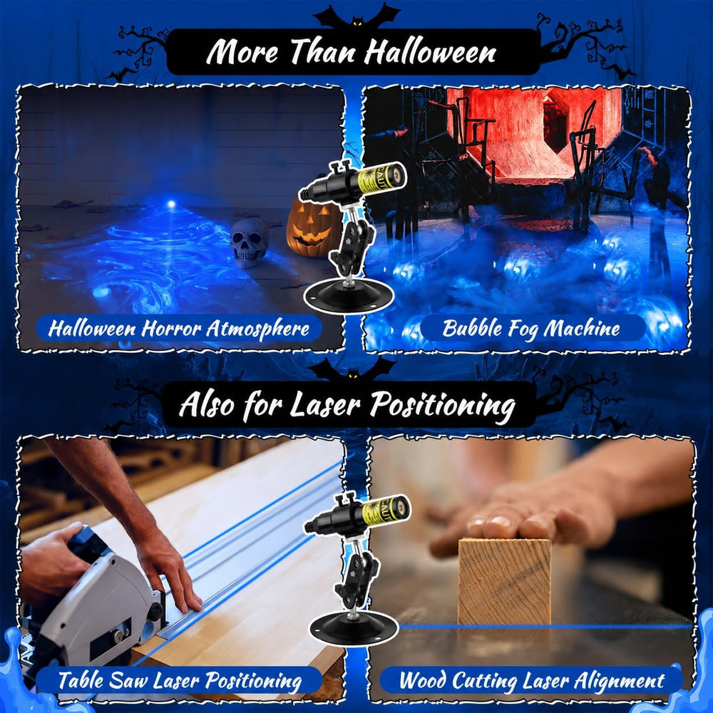 Blue Laser Line Projector for Halloween Swamp Party Decoration