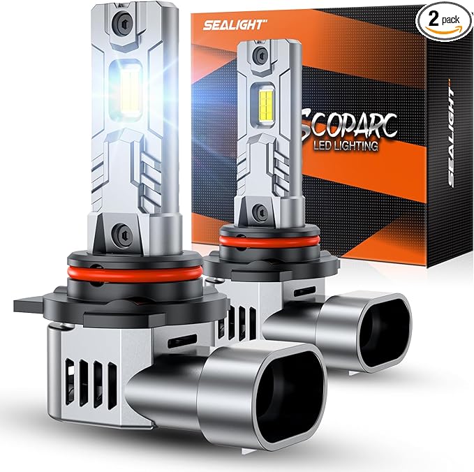 SEALIGHT 9012 Bulbs Brightest 40000LM 6500K by SEALIGHT